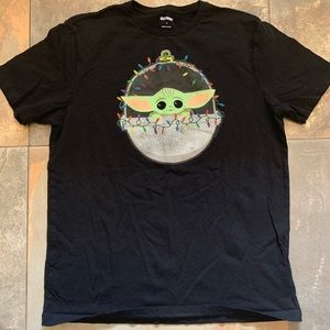 Old Navy Baby Yoda Christmas shirt